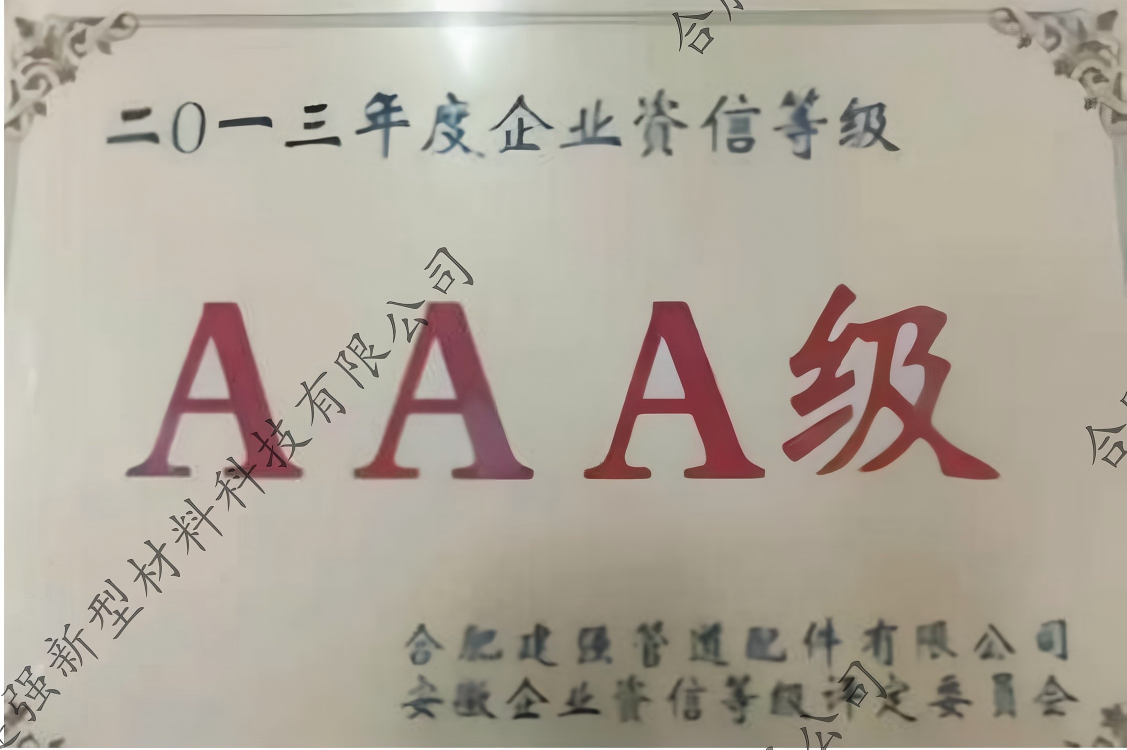 AAA級企業資信等級